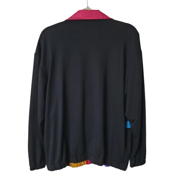 Teddi Vintage Multicolor Women's Zip Up Jacket Size XL - Picture 4 of 5